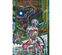 Iron Maiden Somewhere In Time Textile Poster Iron Maiden Multicolor