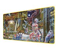 Iron Maiden Somewhere In Time XXL Mouse Pad & Desk Mat 90x40cm Non-Slip | Extra Large Mouse Pad & Desk Mat 90x40cm | 3mm Microfibre | Laser & Optical | Water-Repellent | Official Iron Maiden