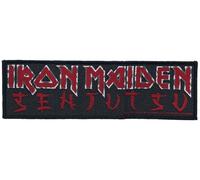Iron Maiden Super Strip Patch Senjutsu Logo Official Black Accessory Size