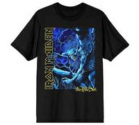 Iron Maiden T Shirt Fear of The Dark Blue Tone Eddie Vertical Logo Official Mens XXL