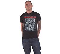 Iron Maiden T Shirt Nine Eddies Band Logo Official Mens Black M