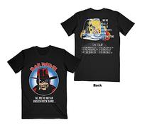 Iron Maiden T Shirt Not an English Rock Band Tour Official Mens Black XXL