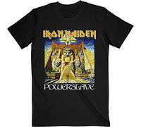 Iron Maiden T Shirt Powerslave World Slavery Tour Official Mens Black M