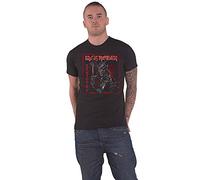 Iron Maiden - Senjutsu Cover Distressed Red Unisex Small T-Shirt - Black