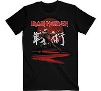Iron Maiden T Shirt Senjutsu Eddie Archer Red Circle Official Mens Black XXL