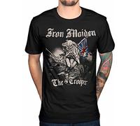 Iron Maiden T Shirt Sketched Trooper new Official Licensed Mens Unisex Black (X-Large)