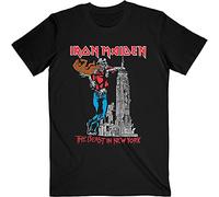 Iron Maiden T Shirt The Beast in York 1982 Tour Official Mens Black XL