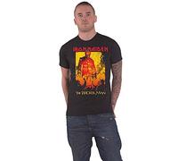 The Wicker Man Fire T Shirt Iron Maiden Black XL