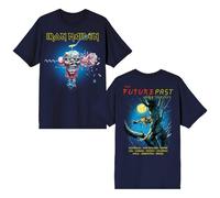 Iron Maiden The Future Past Tour 2024 Can I Play with Madness Fear of The Dark Navy T-Shirt, Navy, S