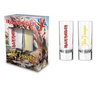 Razamataz Iron Maiden Shot Glasses Set of 2 Shot Glasses The Trooper 6 cl