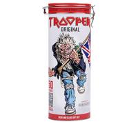 Iron Maiden Trooper 50th Anniversary Ale 500ml (4.7% ABV) and Iron Maiden 50th Anniversary Glass in a Collectable Tin. By Blue Tree Gifts.