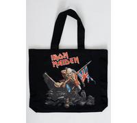 Rocksax Tote Bag Iron Maiden Trooper 65% Cotton/35% Polyester True Black Onesize