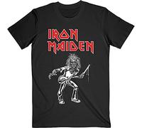 Iron Maiden Unisex T-Shirt: Autumn Tour 1980 (Back Print) - X-Large - Black