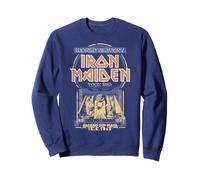 Iron Maiden - World Slavery Japanese Flyer Navy Sweatshirt