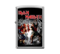 Iron Maiden Zippo - Brushed Chrome Lighter multicolor Onesize
