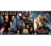 Iron Man 3 Movie Collection DVD - Iron Man, Iron Man 2, Iron Man 3 DVD (M8)