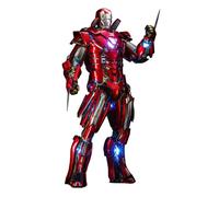 Iron Man 3 Silver Centurion Armor Suit-Up 1:6 Scale Diecast Collectible Model