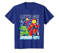 Iron Man and His Awesome Friends Armor Up! T-Shirt, Youth, Royal Blue, 4T