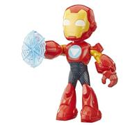 Iron Man and His Awesome Friends Marvel Supersized Iron Man Action Figure, 22.8-cm (9 inch) Super Hero Toys for Children, Ages 3+