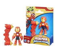 Iron Man and His Awesome Friends Marvel Iron Man Action Figure Toy with Accessory, Red
