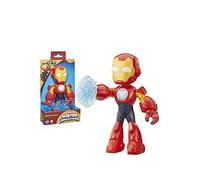 Iron Man and His Awesome Friends Marvel Supersized Iron Man Action Figure, 22.8-cm (9 inch) Super Hero Toys for Children, Ages 3+