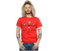 Iron Man Armoured Suit T-Shirt Marvel Red 4XL