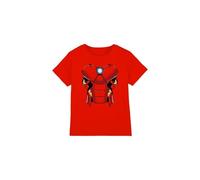 Iron Man Boys Costume Unisex Kids T-Shirt, Red, 9-10 Years UK