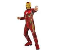 Iron Man Boys Deluxe Costume3-4 Years Red BN5409