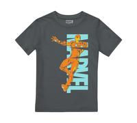 Iron Man Boy's Emerge T-Shirt Charcoal | Size: 12-13 Years Iron Man Charcoal 12-13 Years