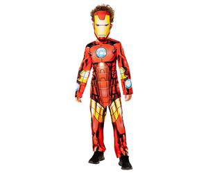 Iron Man Boys Green Collection Costume3-4 Years Red/Gold BN5223