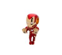 Pandora Marvel Iron Man 14k gold-plated charm with clear cubic zirconia, red, black and white enamel