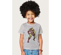 Iron Man Clenched Fists Pose Marvel T-Shirt in Mid Grey | Size: 9-11 Years Iron Man Mid Grey 9-11 Years