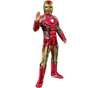Iron Man Deluxe Boys Costume Marvel Superhero Fancy Dress + Mask