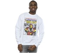 Iron Man Head Gear Off Sweatshirt Marvel White S