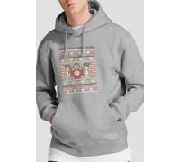 Iron Man Men's Christmas Sweater Hoodie Light Grey | Size: XL Iron Man Light Grey XL