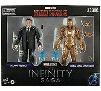 Marvel Legends Series Iron Man 3 The Infinity Saga Happy Hogan & Iron Man XXI