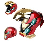 Iron-Man MK 50 1:1 Wearable Helmet - Voice, Touch, and RC with LED Eyes, Realistic Sound Effects, Movable Back and Ear Panels, Perfect for Cosplay and Collectible Figures for Adults and Teens