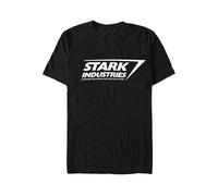 Iron Man - Stark Industries Logo - T-Shirt - black - S - 100% Cotton,Jersey S