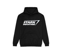 Iron Man - Stark Logo - Hoodie - black - L - 80% Cotton, 20% Polyester,Sweat L