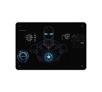 Iron Man Tony Stark Jr. Robert Downey Hero 43 Tin Sign Vintage Metal Pub Club Cafe bar Home Wall Art Decoration Poster Retro 20x30cm