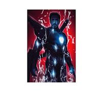 Iron Man Tony Stark Jr. Robert Downey Movie 65 Canvas Poster Wall Art Decor Print Picture Paintings for Living Room Bedroom Decoration Unframe:20×30inch(50×75cm)