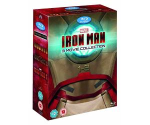 IRON MAN Trilogy Series 1-3 Complete Season 1 2 3 Marvel New UK Region B Blu-Ray