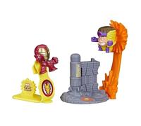 (Iron Man Vs M.O.D.O.K.) Marvel Avengers Superhero Stunt Squad Figures