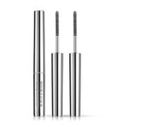 Iron Mascara, Glitter Mascara, Waterproof Mascaras Black, 3D Curling Eyelash Strong Waterproof Iron Wand Mascaras, Long Lasting, Washable Extra Slim Metal, for Daily or Party Look (2PC)
