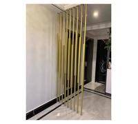 Iron Metal Room Divider Posts, Custom Floor to Ceiling Room Separating Pillar Poles, No Drilled Design, 8 Pieces, Height 7ft (213cm)
