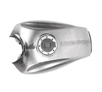 Iron Motorcycle Fuel Tank, High Strength Wear Resistant Bare Metal Oil Tank, Professional Manufactured with Design, Replacement for CG125, Fits for with CG125