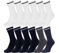 Iron Mountain IMSCK222 Mens Multipack Recycled Cotton Soft Touch Sports Socks (