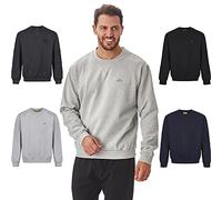 Iron Mountain Workwear Mens Crew Neck Sweatshirt, Light Grey, M