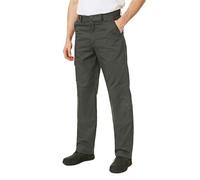 Iron Mountain Men’s Workwear Cargo Trousers with Knee Pad Pockets Heavy Duty Multi Pocket Double Stitched Durable Cotton Blend Work Pants for Construction, Trade and Warehouse (Grey, 32W/31L)