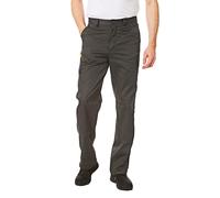 Iron Mountain Men’s Workwear Cargo Trousers with Knee Pad Pockets Heavy Duty Multi Pocket Double Stitched Durable Cotton Blend Work Pants for Construction, Trade and Warehouse (Grey, 34W/33L)